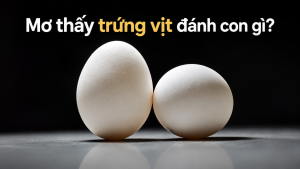 mo thay trung vit danh con gi